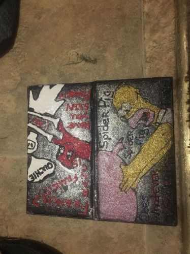 Custom Made Deadpool / Simpsons Check Holder Server Book with Money Pocket