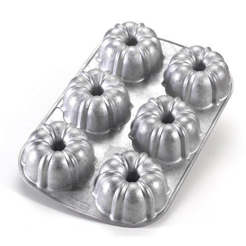 Nordic Ware Commercial Original Bundt Muffin Pan with Premium Non-Stick Coating,