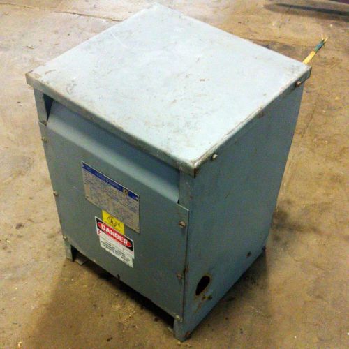 SQUARE D SORGEL 1PH TYPE S 240X480 TO 120/240V 15KVA TRANSFORMER CAT. 15SIH