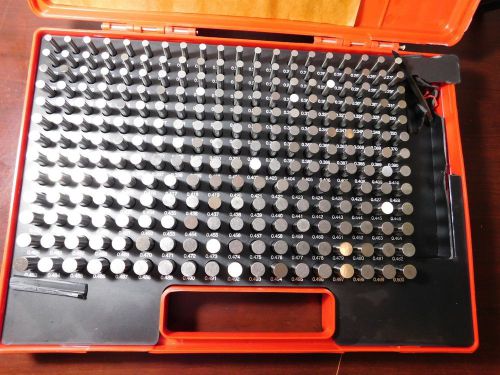 250 Piece Plug and Pin Gage Set, 0.251&#034; - 0.500&#034;, Class ZZ, NEW (IO3)