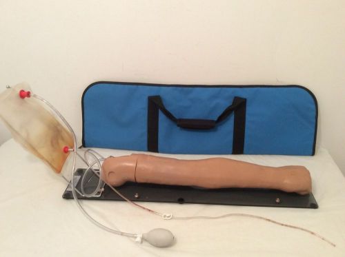 GAUMARD SCIENTIFIC S400 INTRAVENOUS TRAINING ARM USED-W/ BAG &amp; BASE #5