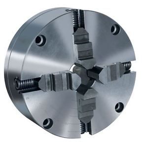 PBA 814400 8&#039; 4-JAW PLAIN BACK LATHE CHUCK