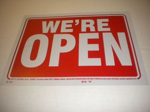 DOOR SIGN WE&#039;RE OPEN SORRY WE&#039;RE CLOSED DOOR SIGN BRAND NEW