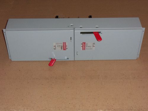 NEW GE ADS ADS36200HD 200 AMP 600V FUSED PANELBOARD SWITCH BACK BRACKET MISSING