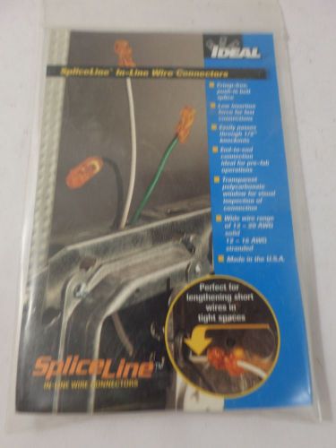 New Surplus Ideal Splice Line P-5004 In Line Wire Connectors