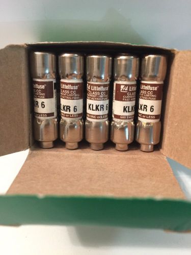 Klkr 6, new lot of 10  fuse fits ktkr 6 atmr 6 hclr 6 for sale