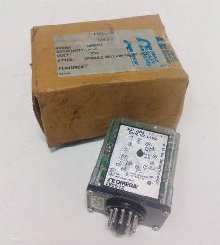 OMEGA RELAY 120 VAC 10A 10 A AMP LVC512 NIB