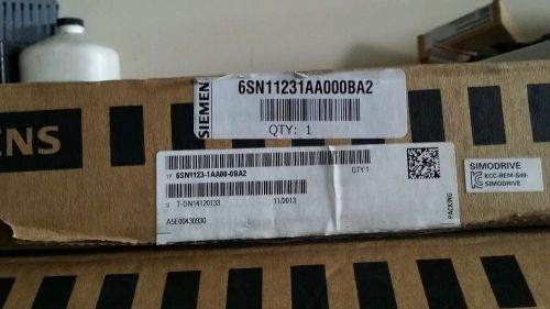 Siemens power module single axis 6SN11231AA000BA2.  new open box