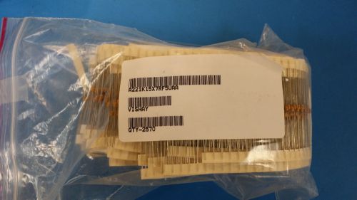 (100 PCS) A221K15X7RF5UAA VISHAY Cap Ceramic 220pF 50V X7R 10% Axial 125C