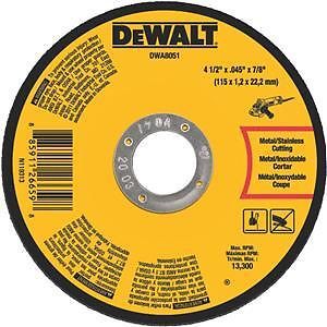 Thin Cutting Abrasive Cut-Off Wheel-4-1/2&#034; METAL CUTOFF