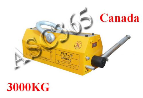 3000 KG Steel Magnetic Lifter Heavy Duty Crane Hoist Lifting Magnet 6614lb