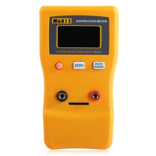 Excelvan m6013 digital auto ranging capacitance meter tester capacitor tester for sale