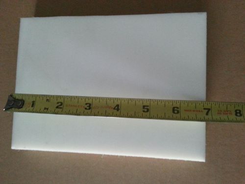 Virgin Teflon  Sheet  Block  3/4&#034; Thick   6 3/4&#034; long  x 5&#034;wide  2 lbs.  PTFE