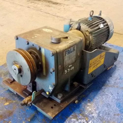 Falk 1750/68rpm 25.64:1 ratio 5hp gear drive 1040fz2a w/ 5hp motor 5yah1924571 q for sale