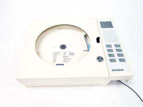 DICKSON THDX TEMPERATURE HUMIDITY DEW POINT CHART RECORDER PLOTTER MOTOR