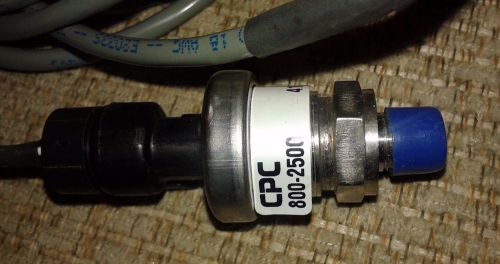 Cpc part #800-2500 pressure transducer - 500 psi - sensor - prepaid shipping for sale