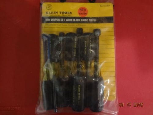 KLEIN TOOLS BLACK OXIDE NUTDRIVER SET RARE FIND NEW IN ORGINAL PACKAGE