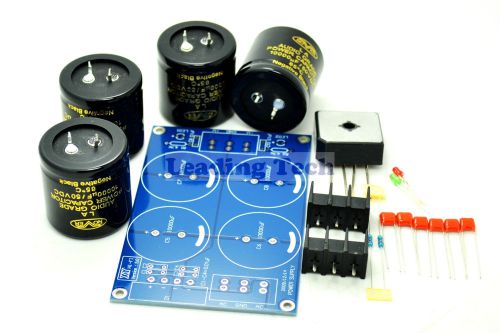 XY DIY Kit for Dual Rectifier 4x10000UF Double Blue Glass Filter Board DC35V