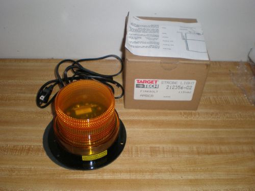 Target Tech Firebolt  Amber Strobe Light .. New in Box 212356-02