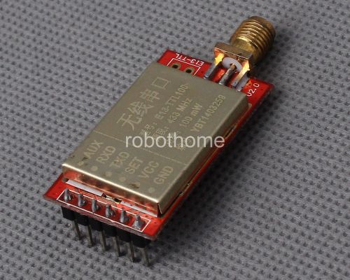 433mhz wireless transceiver module 433m ttl output 100mw stable for sale