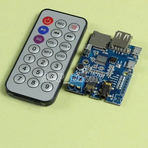 MP3/WAV/WMA Decoder Audio Amplifier   IR Remote Control Lossless Audio