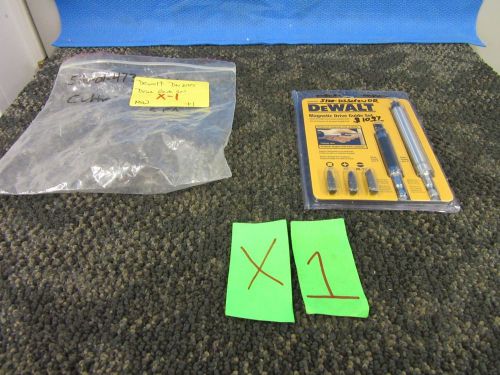 DEWALT MAGNETIC DRIVE GUIDE SET DW2095 2&#034; 4&#034; SCREWDRIVER BIT PHILIPS SQUARE NEW