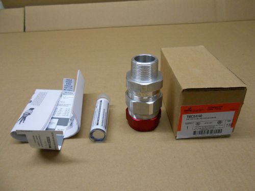 1 NIB CROUSE HINDS TMCX4140 1-1/4&#034; TERMINATOR CABLE FITTING HAZARDOUS LOCATIONS