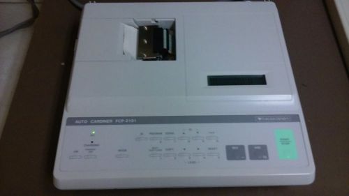 Fukuda Denshi FCP-2101 Auto Cardiner 10 Lead EKG/ECG   $500