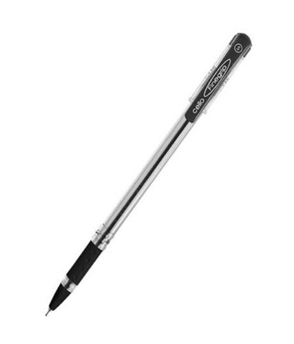 50x Cello FINE GRIP BLACK Ball Pen smooth writing | school home office use