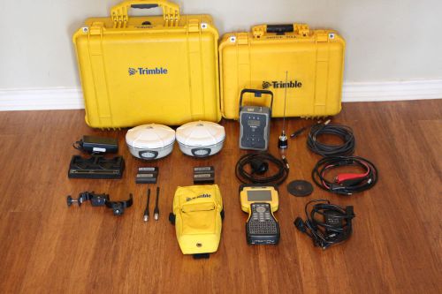 Trimble Dual R8 Model 2 GPS GNSS Glonass Base Rover RTK System w/ TSC2, TDL-450H