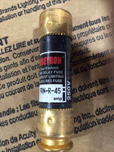 (8) BUSSMANN FRN R-45 Fuses 250VAC/125VDC 45 Amp New