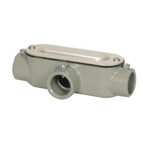 Morris 14170 emt set screw conduit body, aluminum, type t, cover and gasket, for sale