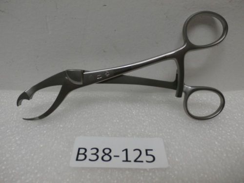 SYNTHES 399.01 VERBRUGGE Bone Holding Clamp Forceps 7&#034; Orthopedic Instruments.