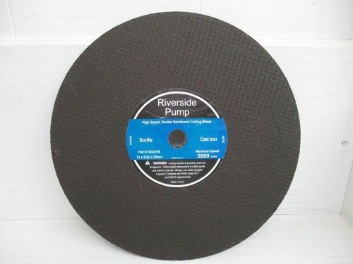 RIVERSIDE PUMPS Abrasive Cut-off Wheel - Ductile Iron - 12x5/32x20 mm - 10pk