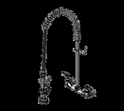 T&amp;S Brass B-0133-SWV EasyInstall Pre-Rinse Unit spring action gooseneck 8&#034;...