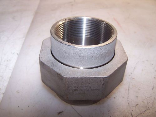 New ise 2&#034; stainless steel 316 pipe union coupling sa1182f316  1000# sp114 for sale