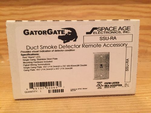 NEW Gatorgate Duct Smoke Detector Remote Accessory LED SSU-RA