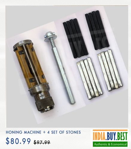 CYLINDER ENGINE HONE KIT 50MM TO 75MM HONING MACHINE + HONING STONES BUY BEST