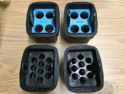 Lot of 4 Sorvall DuPont Buckets Model 11053 for H1000B/RTH250 with Inserts