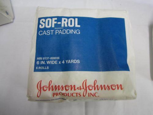 6 Rolls SOF- ROL - 6in x 4yds Cast Padding - REF 9036