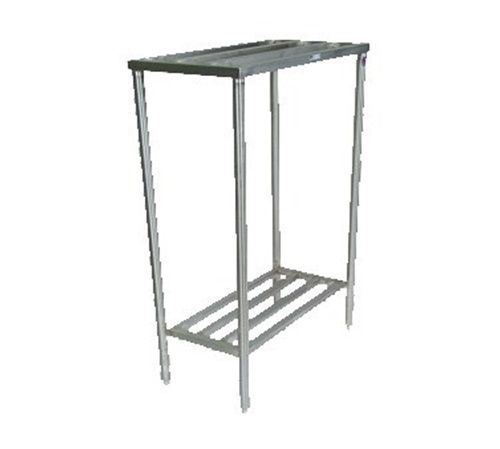 John Boos CLR12 Tubular Shelving Unit - 24&#034; 24&#034; W x 71&#034; L x 60&#034; H Stainless...