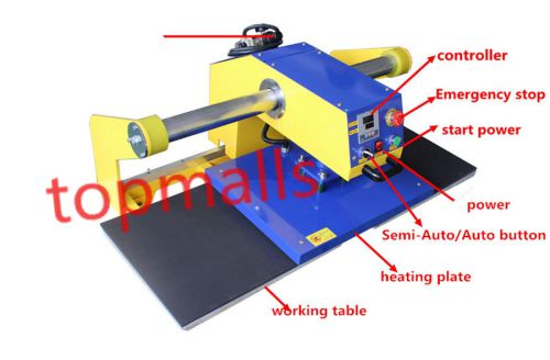 New 16&#034;X20&#034; Double Location Pneumatic Auto Heat Press Transfer Machine