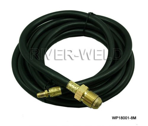 Power cable hose for wp18 tig welding torch 25 foot 7.5m miller type &amp; 5/8-18 for sale