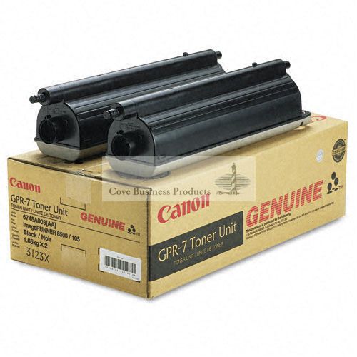 GENUINE CANON GPR-7 TONER CARTRIDGE 6748A003AA imageRUNNER 105 8500 (2 per Box)