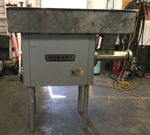 HOBART 4146 COMMERCIAL MEAT GRINDER 5H.P. MILL 3 PHASE ELECTRIC