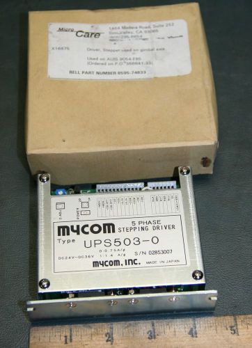 Mycom 5 phase stepping driver ups503-0 for sale