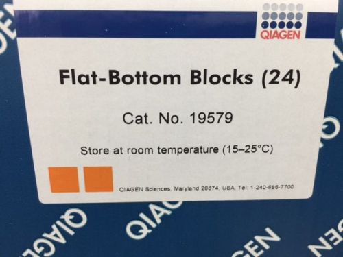 QIAGEN Flat-Bottom Blocks (24) with Lid Cat. No. 19579