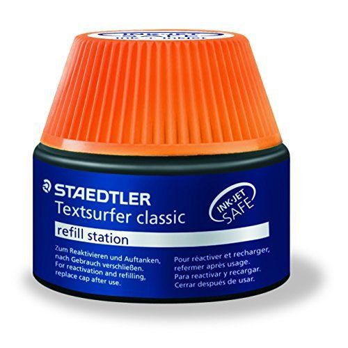Staedtler 488 64-4 Textsurfer Classic Marker Pen 15-20 Refills for 364 Orange