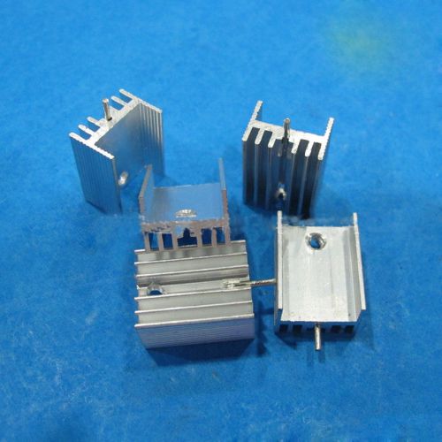 10pcs to-220 heat sink to220 21x15x10mm ic heat sink with pins aluminum for sale