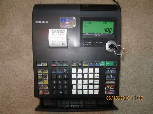 CASIO Electronic PCR-T470 Register W/ CASH DRAWER THERMAL PRINTER